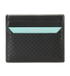 Tiffany & Co T Square Card Holder, &pound;120, Accessories, Black, Leather, Front view